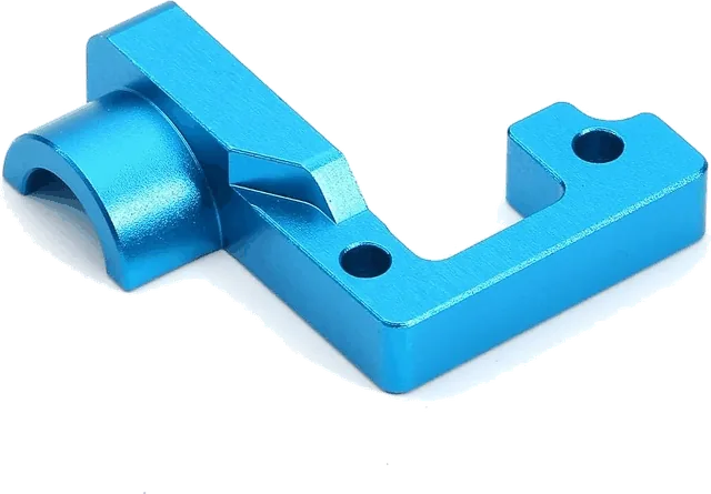 CNC machined aluminum gearbox for TT-02